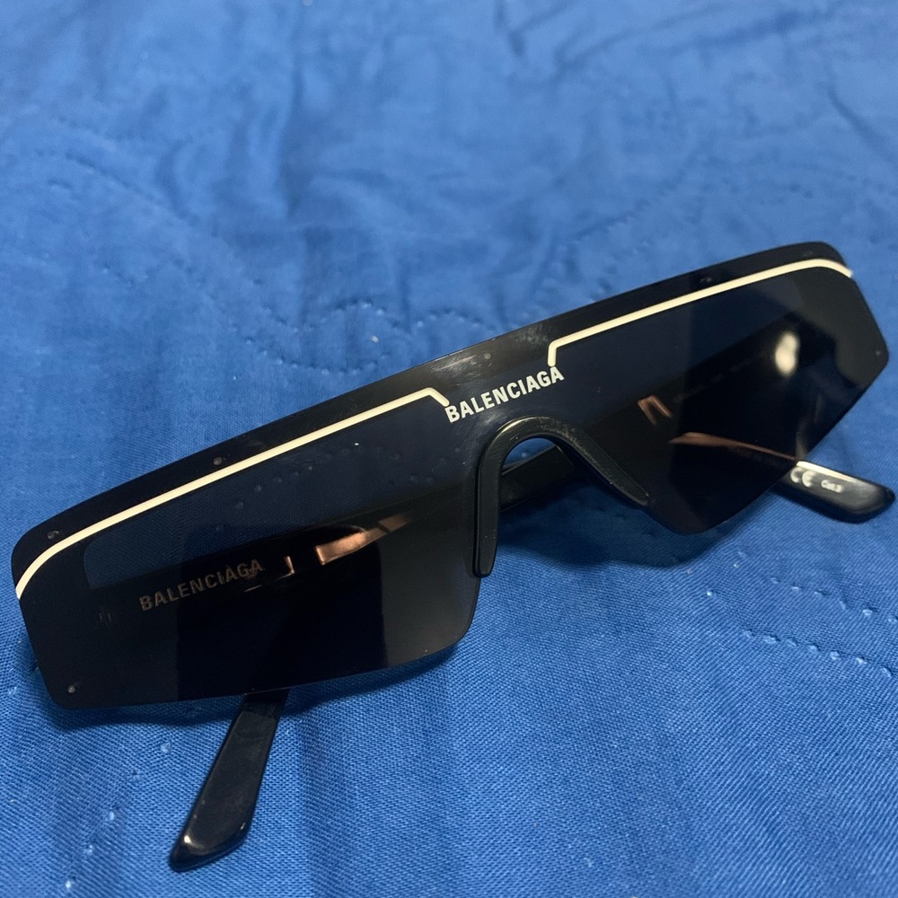 Balenciaga ski rectangle sunglasses